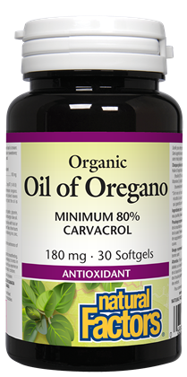 Natural Factors Organic Oil of Oregano Softgels