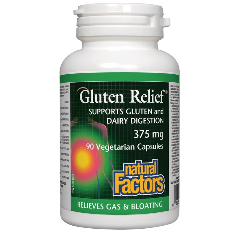 Natural Factors Gluten Relief 375mg