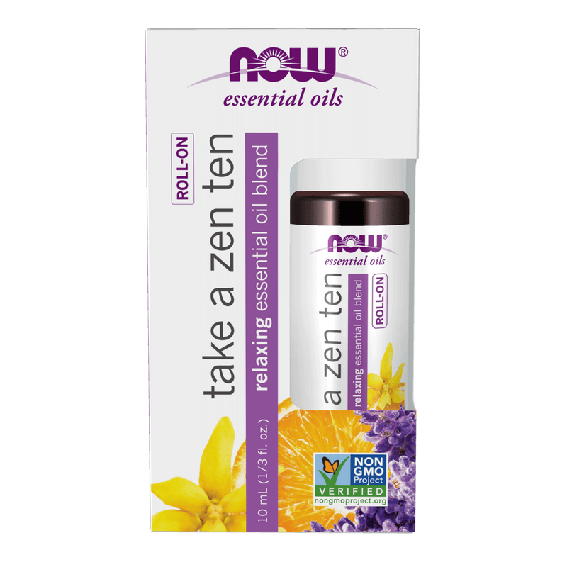 NOW Take a Zen Ten Essential Oil Blend Roll-On 10ml