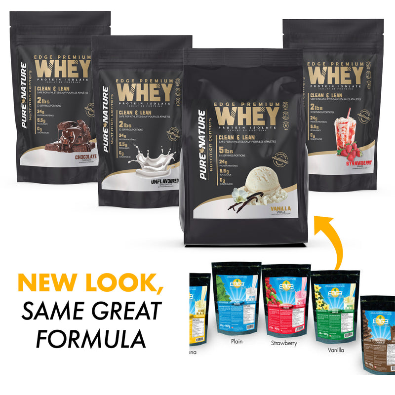 Edge Protine Whey Protein Isolate - EDGE - Canada – Pure Nature Nutrition Centers