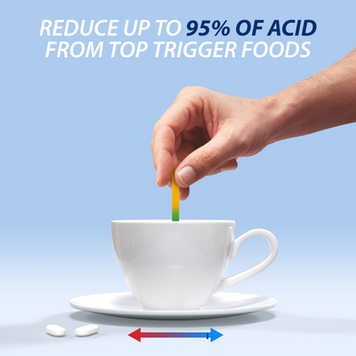 Reduce up to 95% of acid from tigger foods.