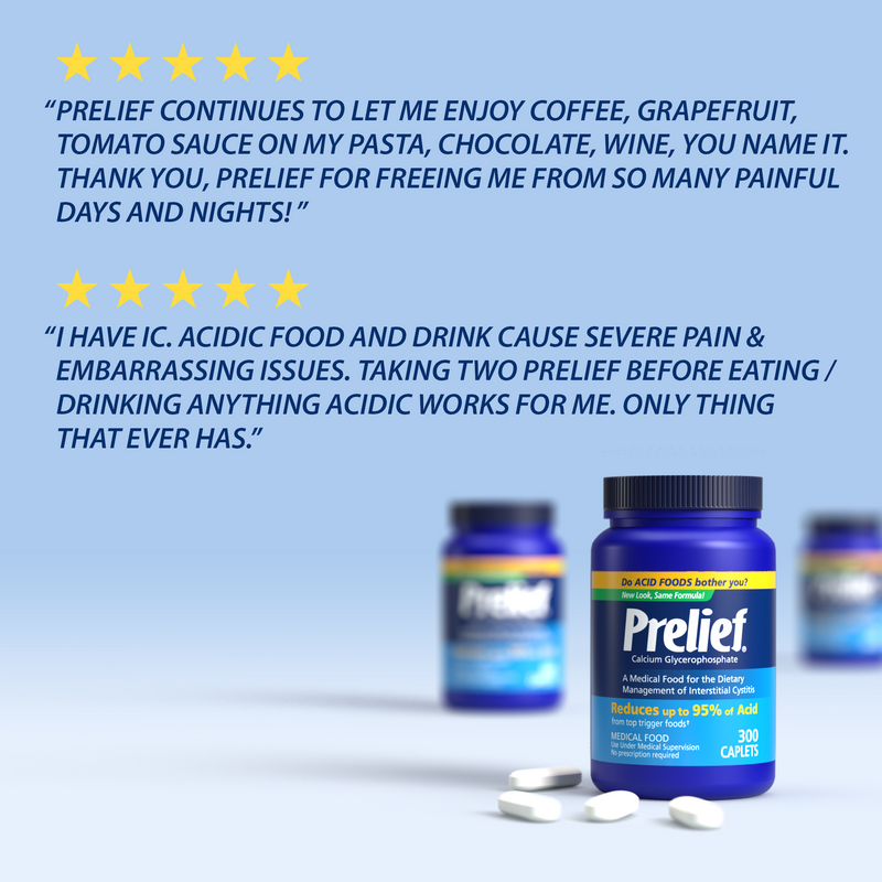 Prelief 5 star rated acid relief in Canada.