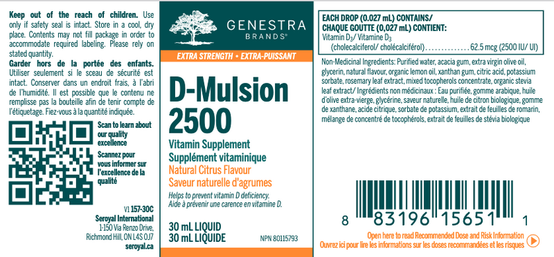 Genestra D-Mulsion 2500 30ml