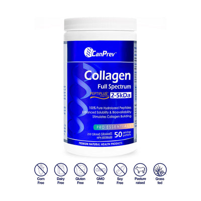 CanPrev Collagen Full Spectrum Peptiplus 100% Pure Hydrolyzed Powder