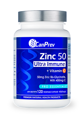 CANPREV Zinc 50 Ultra Immune + Vitamin C 120 VCAPS