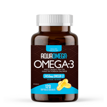 AquaOmega High EPA Omega-3 3456 mg 120 Softgels