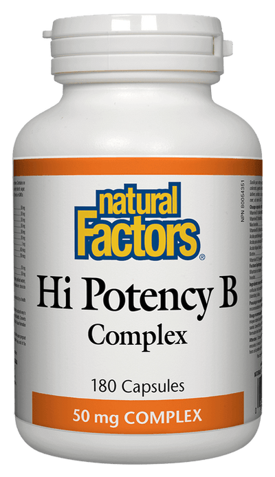 Natural Factors Hi Potency B Complex Capsules