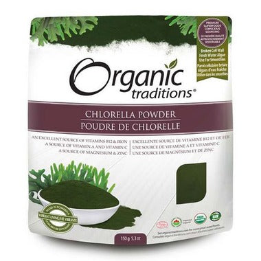 Organic Traditions Chlorella Powder 150g