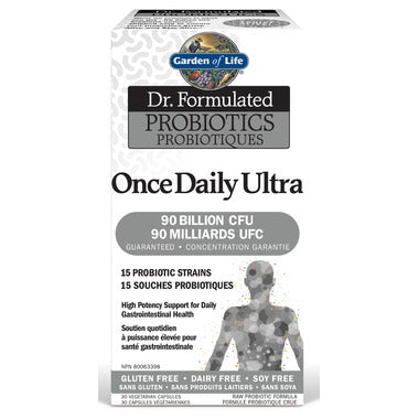 Garden of Life Dr. Formulated Probiotics Once Daily Ultra 30 Veggie Capsules