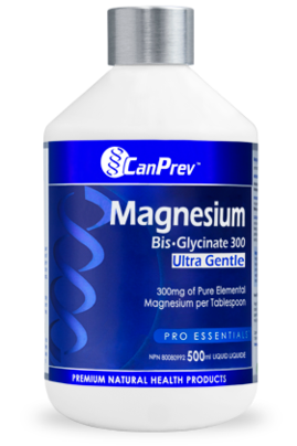 CanPrev Magnesium Bis-Glycinate 300 Ultra Gentle Liquid