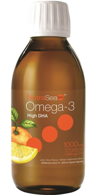 Ascenta NutraSea Omega-3 High DHA (Juicy Citrus) 200 ml