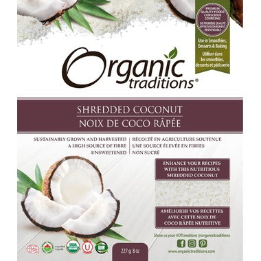 Organic Traditions Shredded Coconut 227g