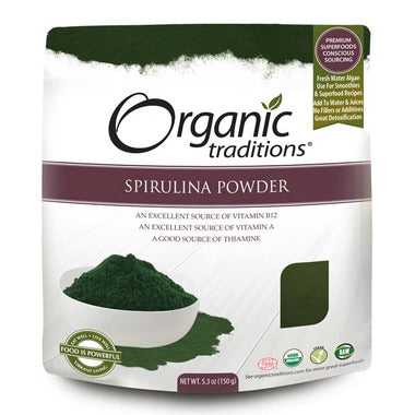 Organic Traditions Spirulina Powder 150g