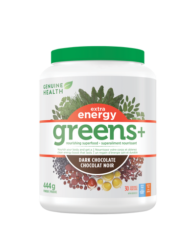 Genuine Health Greens+ Extra Energy Dark Chocolate 444g