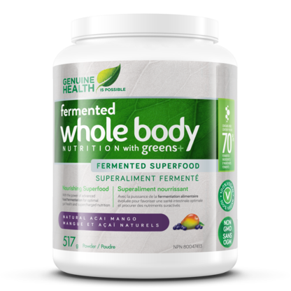 Genuine Health Greens+ Whole Body Nutrition Fermented Superfood