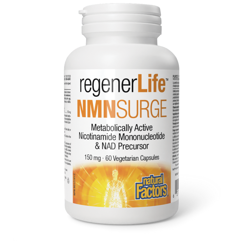 Natural Factors RegenerLife NMNSurge 150mg 60 Capsules