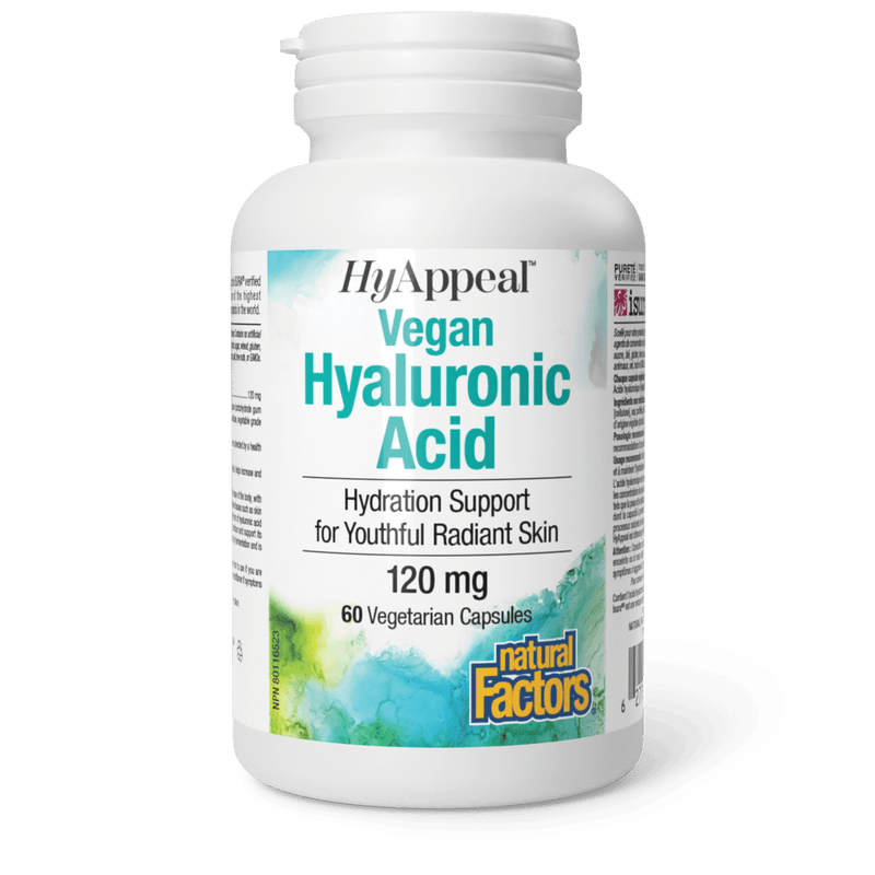 Natural Factors Vegan Hyaluronic Acid 120mg 60 Capsules