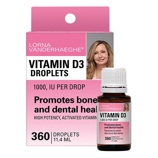 LORNA VANDERHAEGHE VITAMIN D3 DROPLETS, 360 DROPS (11.4 ML)