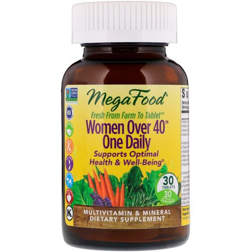 MegaFood Women Over 40 One Daily Multi-Vitamin 30 Tablets
