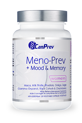 CanPrev Meno-Prev + Mood & Memory 120 Vegetable Capsules