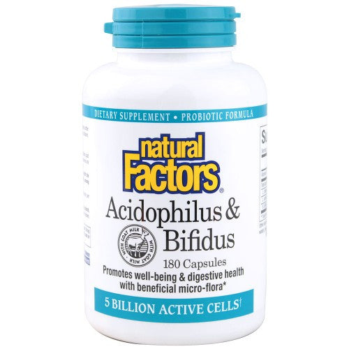 Acidophilus & Bifidus 5 Billion Active Cells.