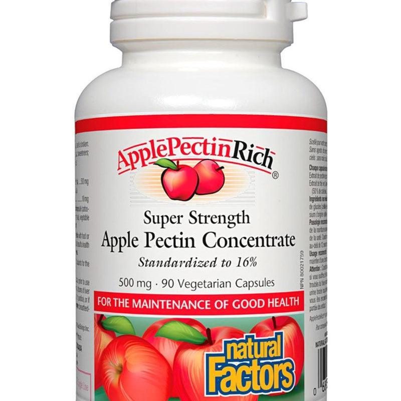 Natural Factors Apple Pectin 500mg