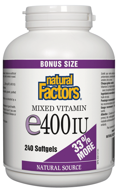 Vitamin E Mixed (d-Alpha Tocopherol) 400 Iu