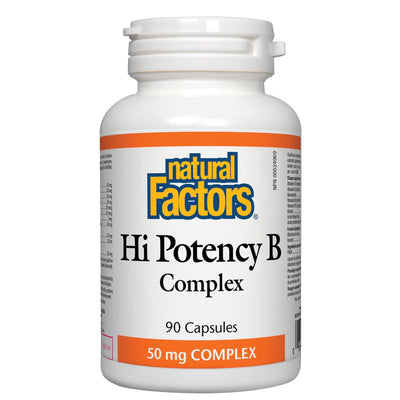 Natural Factors Hi Potency B Complex Capsules