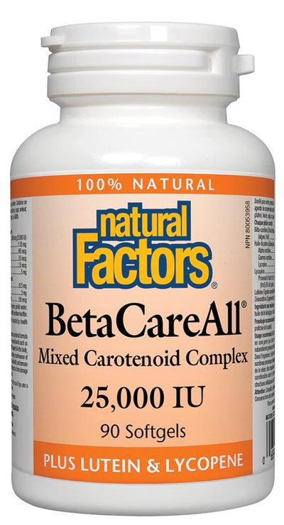 Natural Factors BetacareAll 25,000 IU