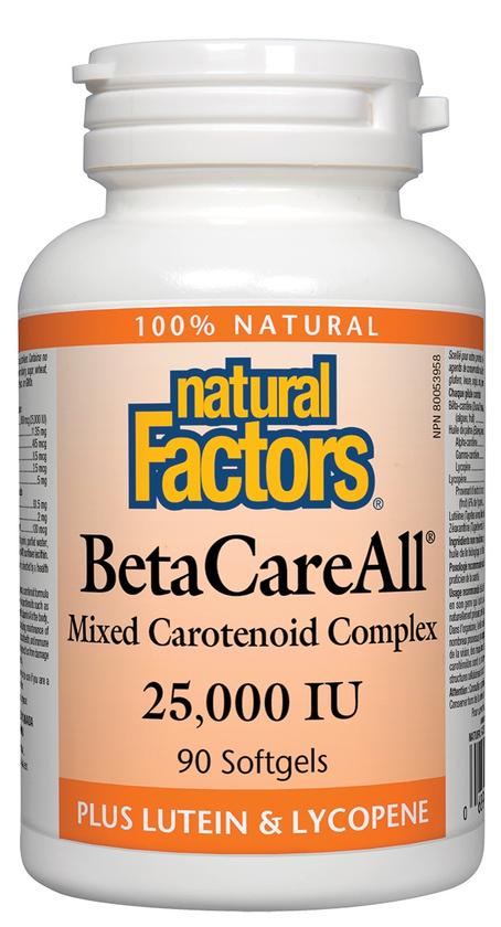 Natural Factors BetacareAll 25,000 IU
