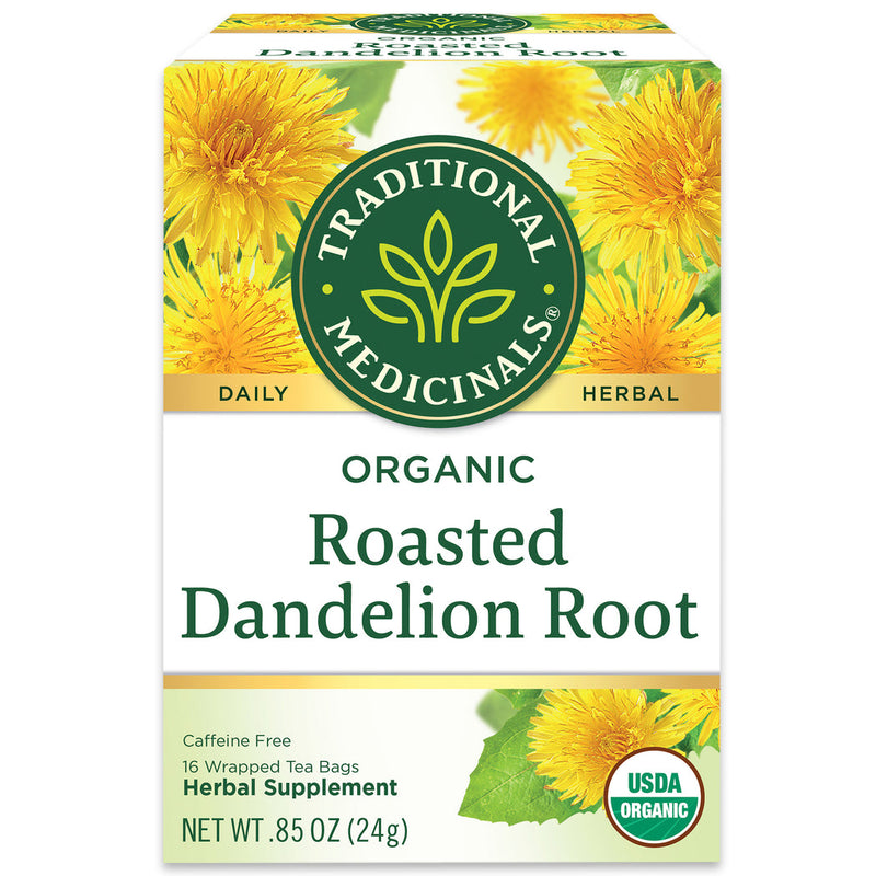 Traditional Medicinals Roasted Dandelion Root Tea 16 Bags