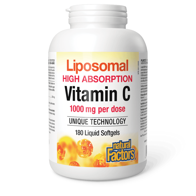 Natural Factors Liposomal Vitamin C 1000mg Softgels