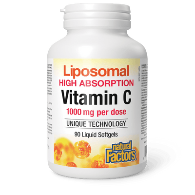 Natural Factors Liposomal Vitamin C 1000mg Softgels