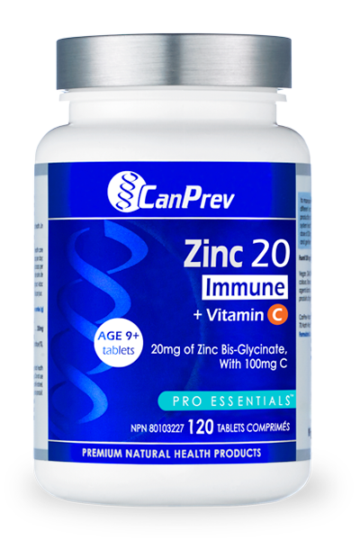 CANPREV Zinc 50 Ultra Immune + Vitamin C 120 VCAPS